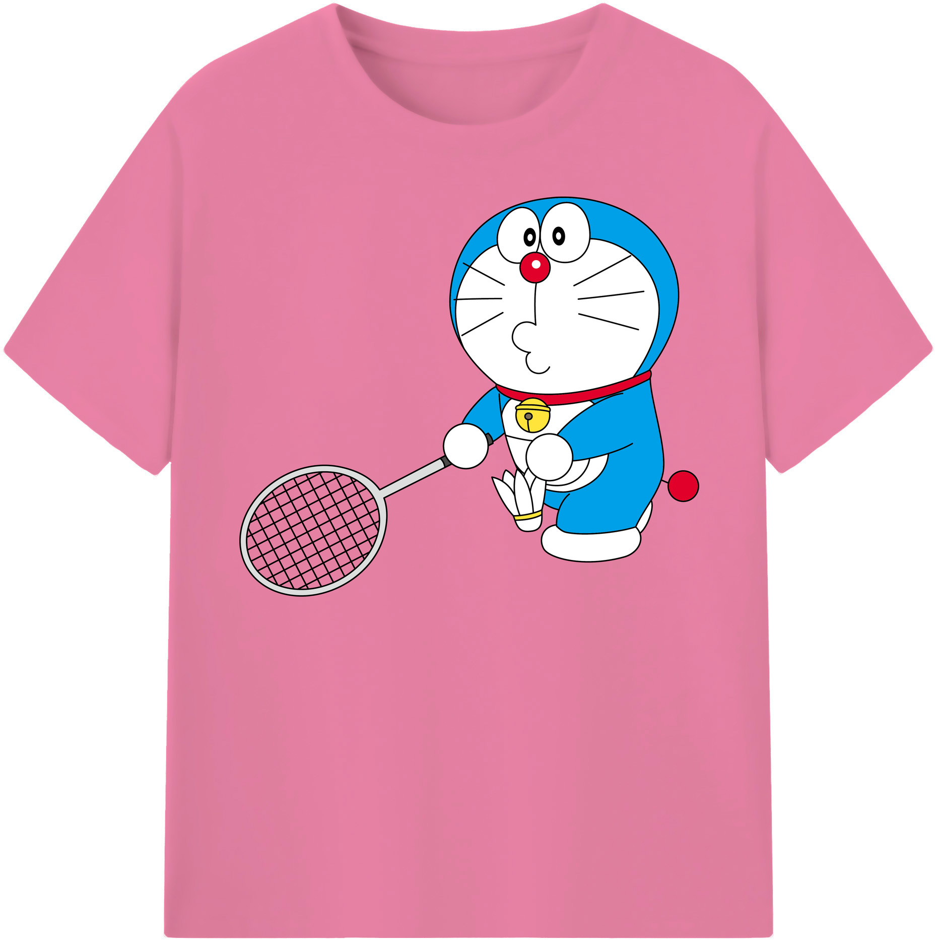 （画像用） ドラえもん Doraemon 綿100％半袖Tシャツ（フロントプリント）